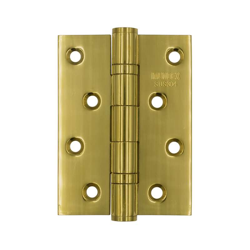 Bản Lề Lá Inox 304 102X76X3.0mm Vàng Bóng