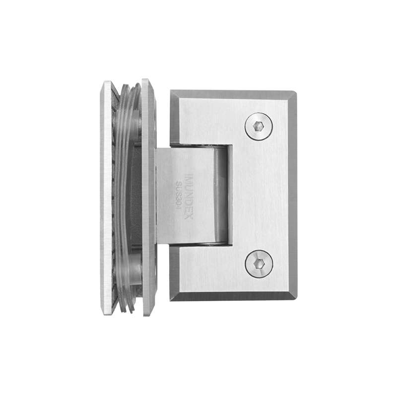 Bản Lề Kính 90° Inox Mờ
