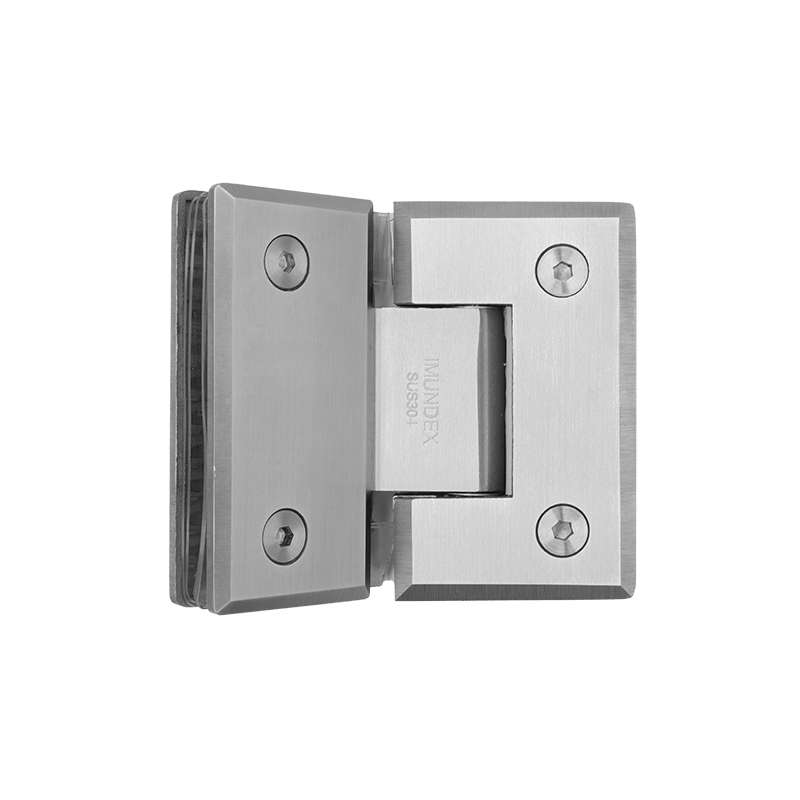 Bản Lề Kính 135° Inox Mờ