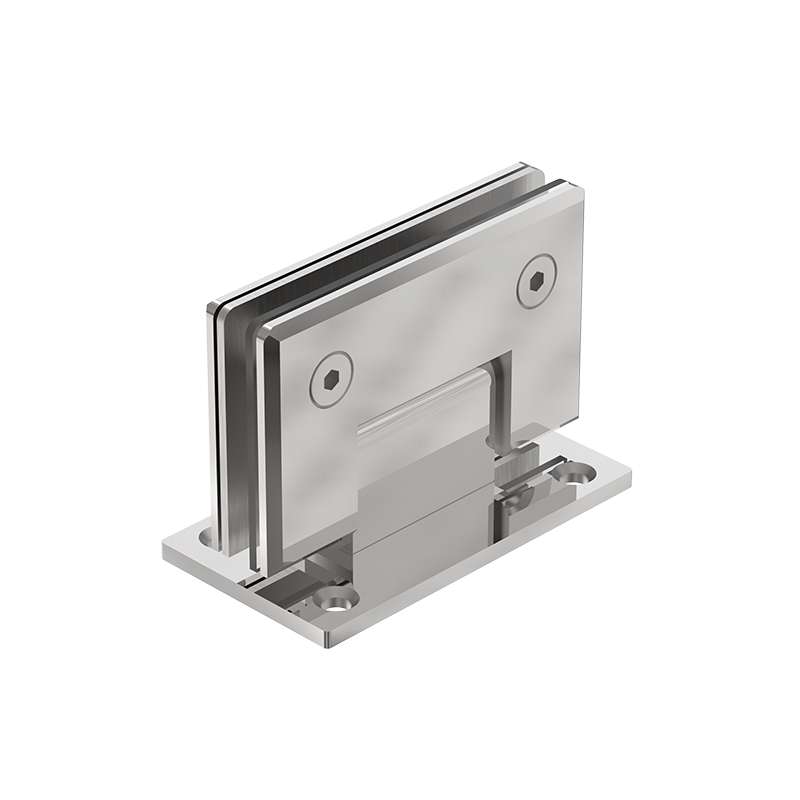 Bản Lề Kính Gắn Tường Inox Bóng