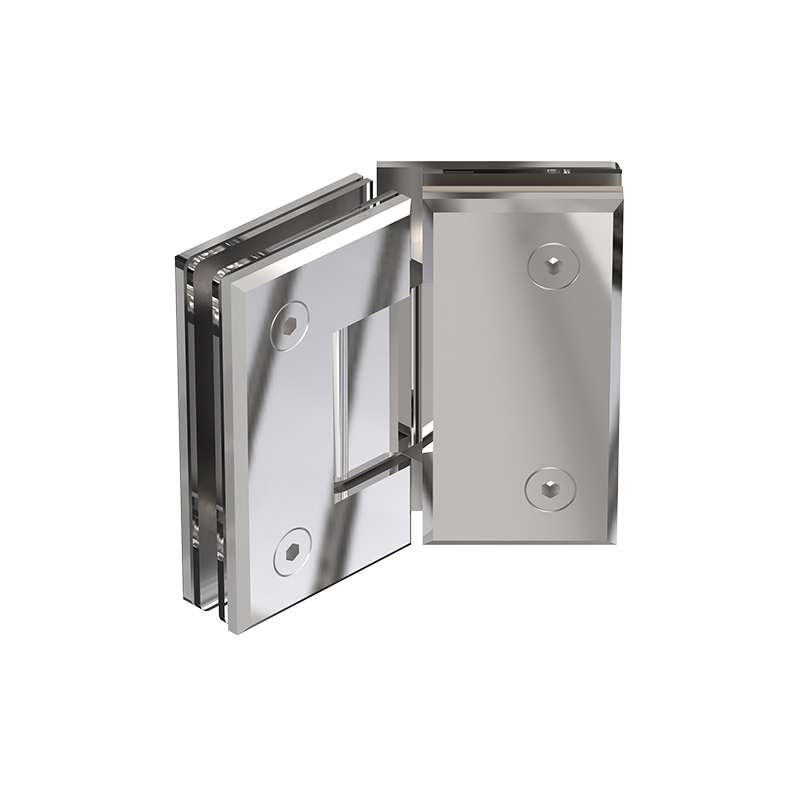 Bản Lề Kính 135° Inox Bóng