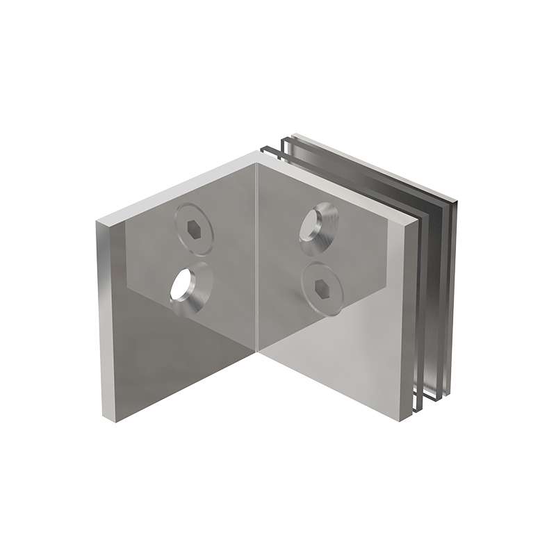 Kẹp Kính Gắn Tường Inox Bóng