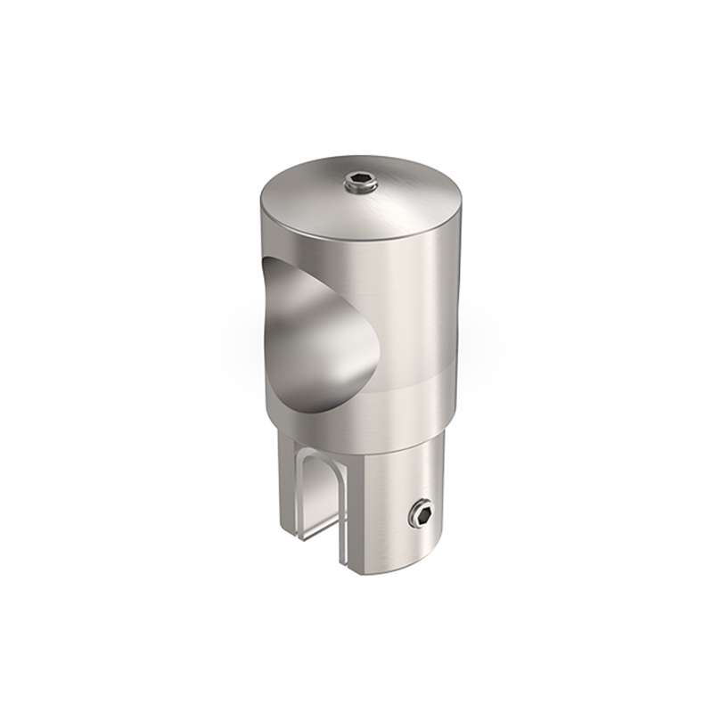 Pát Nối Thanh Treo Kính Inox Mờ