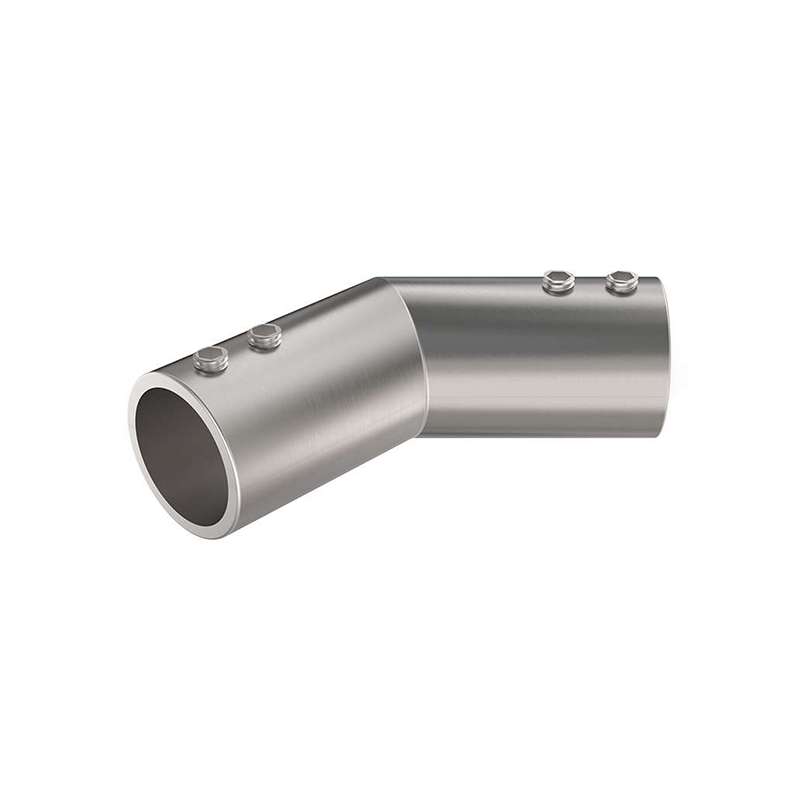 Pát Nối Thanh Treo 135 Độ Inox Mờ