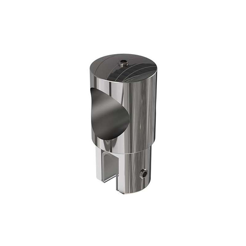 Pát Nối Thanh Treo Kính Inox Bóng