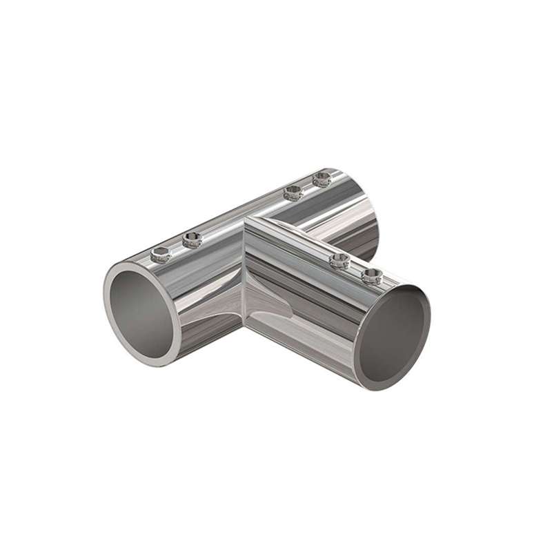Pát Nối Thanh Treo Kính Inox Bóng