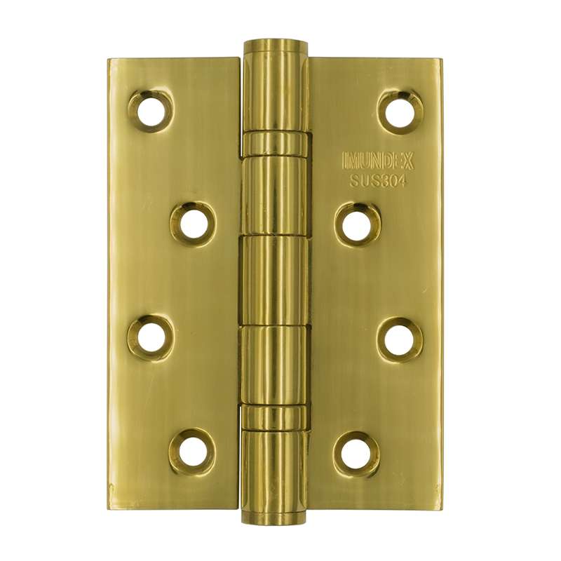 Bản Lề Lá Inox 304 102X76X3.0mm Vàng Bóng