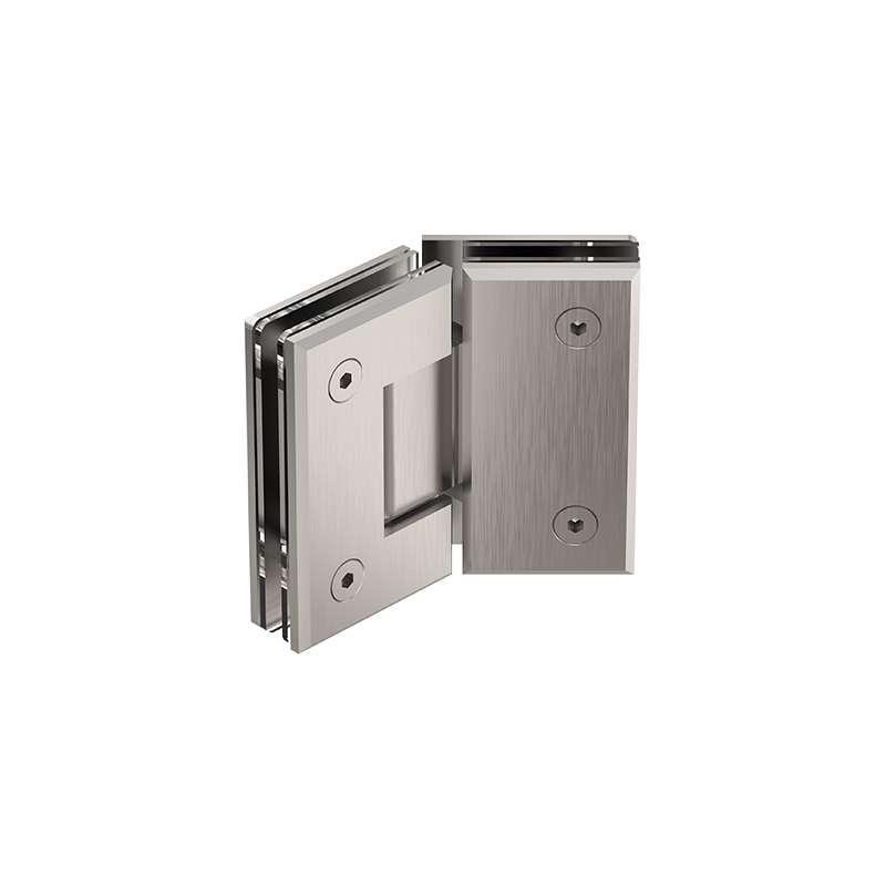 Bản Lề Kính 135° Inox Mờ