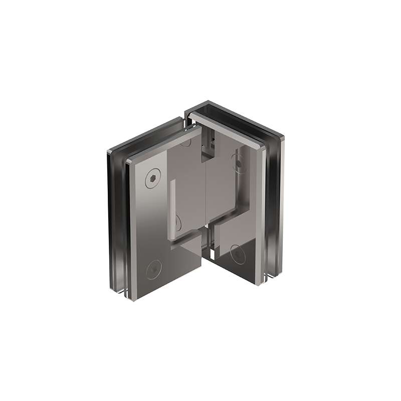 Bản Lề Kính 90° Inox Bóng