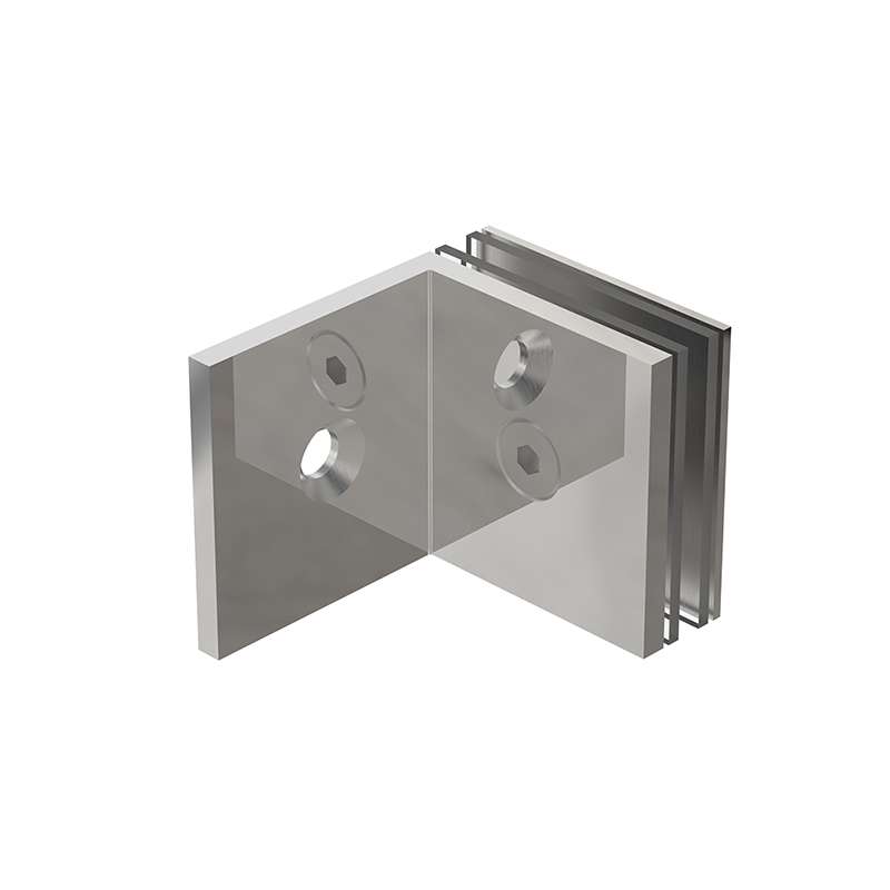 Kẹp Kính Gắn Tường Inox Bóng