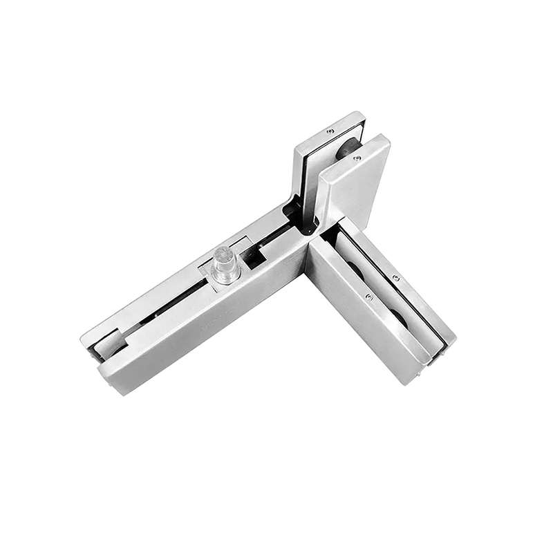 Kẹp Kính 3 Cạnh Inox Mờ
