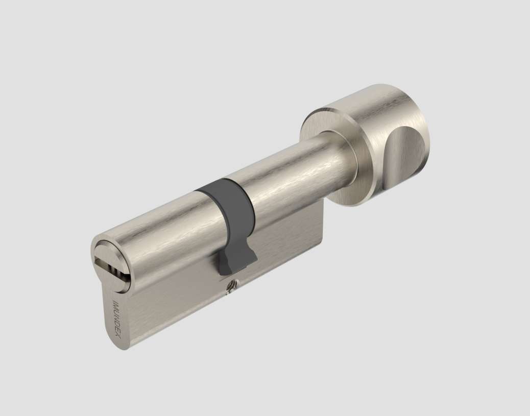 Cylinder with round thumbturn_65mm