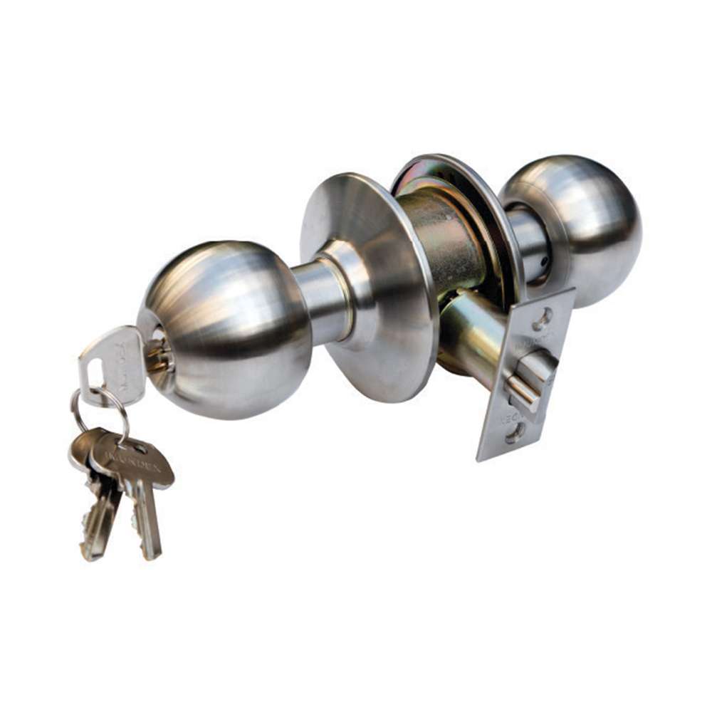Double key knob lockset
