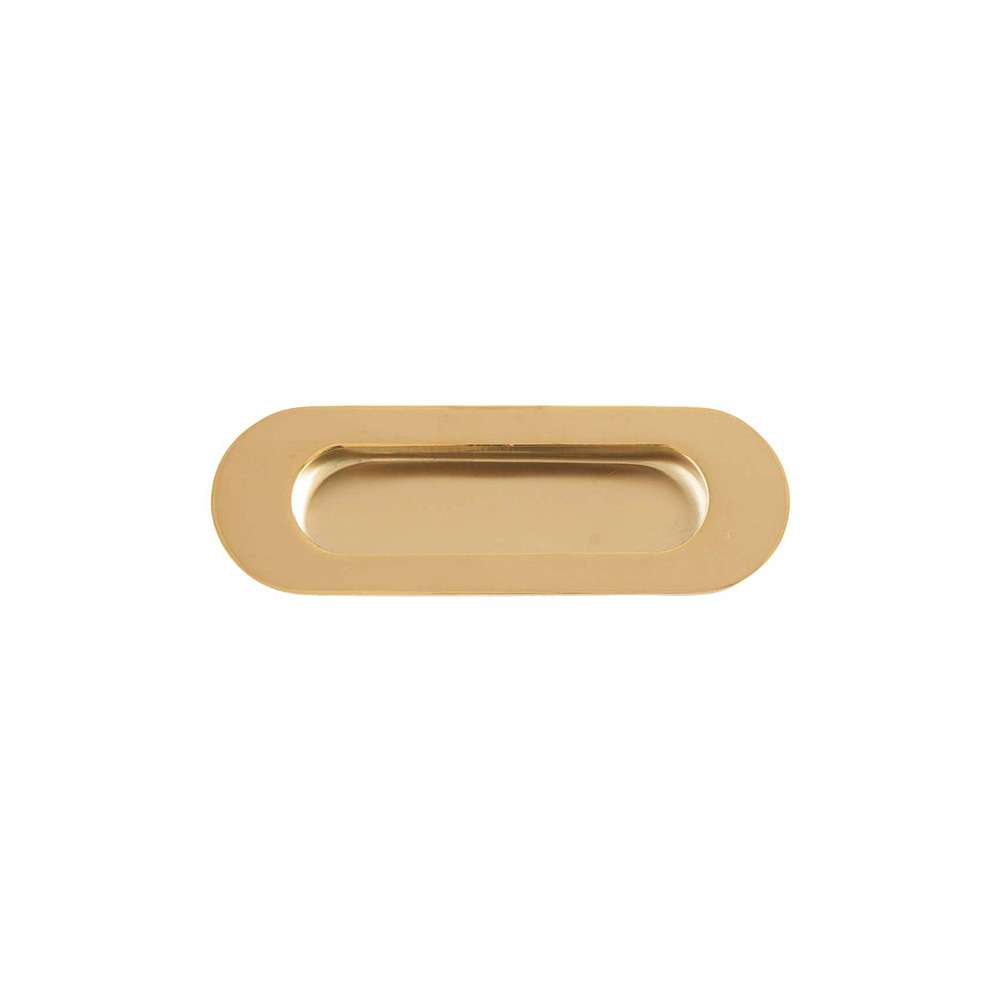 Flush handle for sliding door_Polished gold
