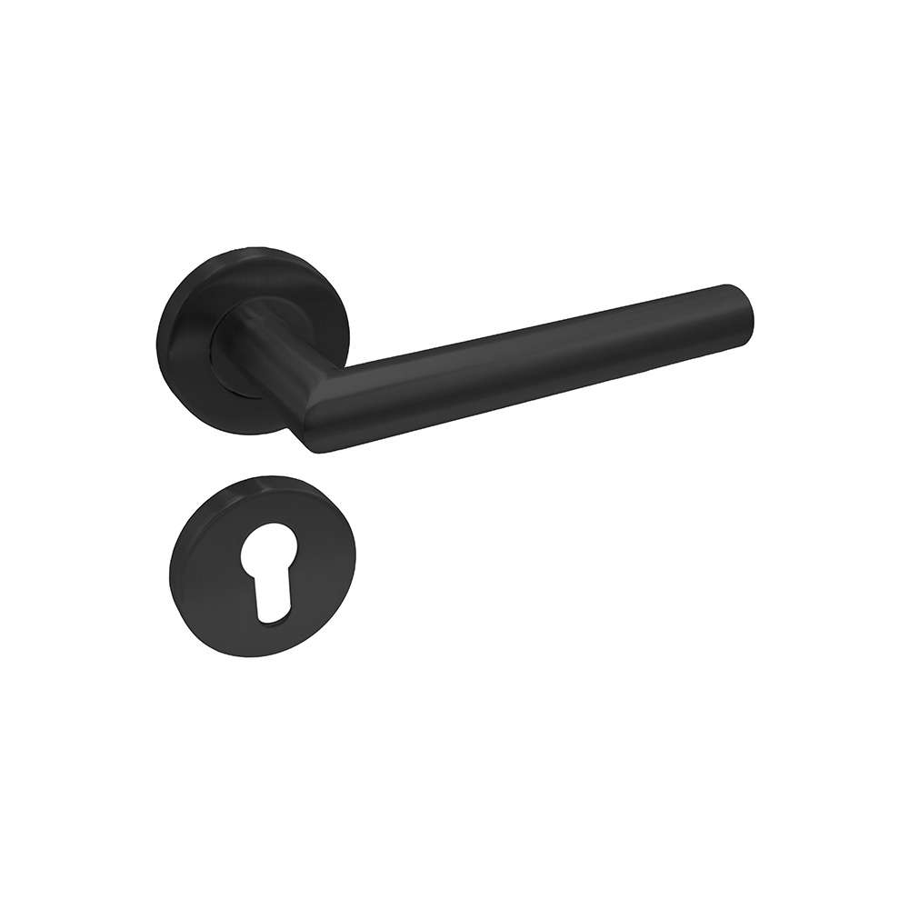 Hollow lever handle_SS304_Satin black