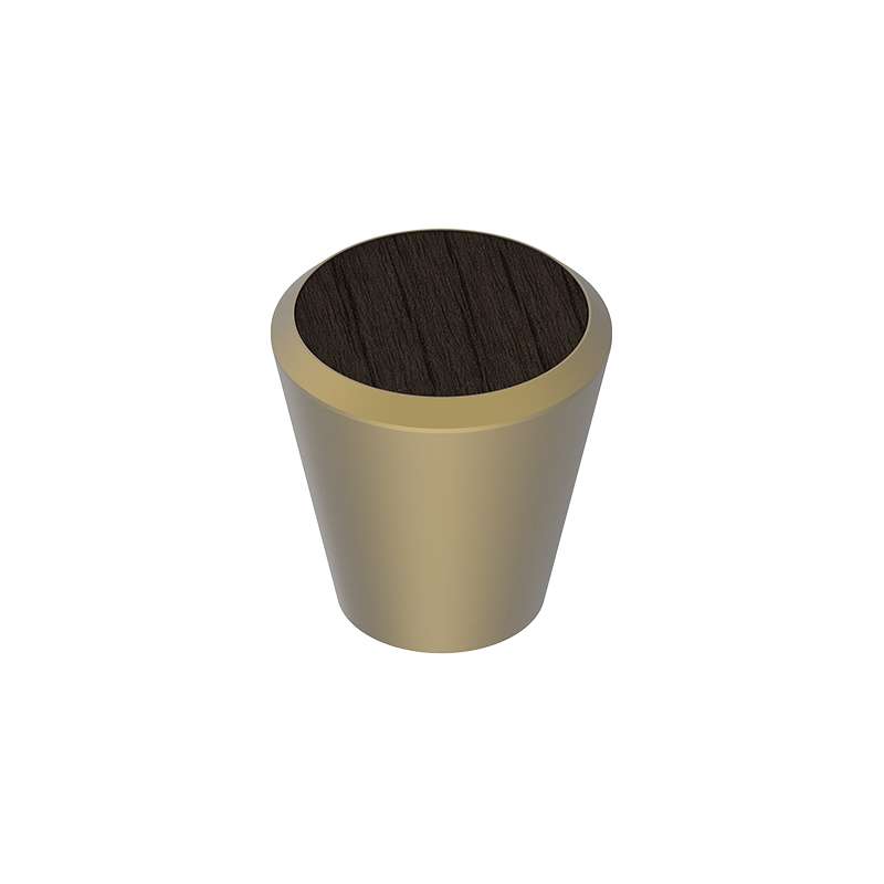 Tay Nắm Tủ Đế Màu Vàng Đồng, Décor Màu Vân Gỗ Màu Đen
