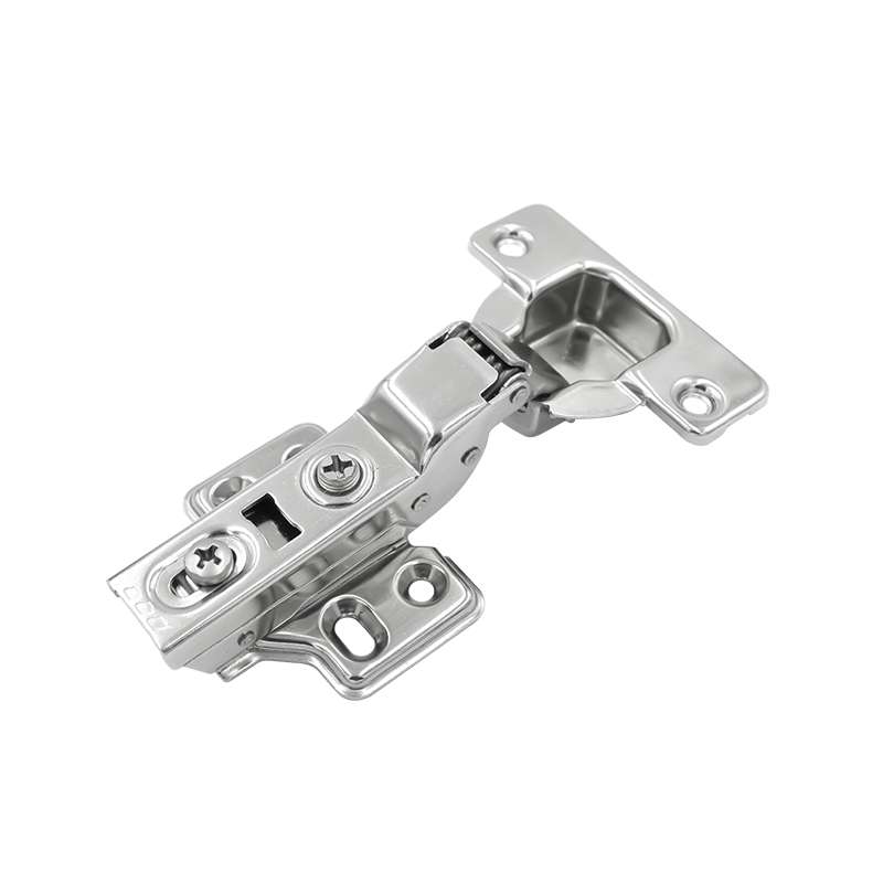Bản Lề Tủ Đế Cố Định Giảm Chấn 2 Chiều Trùm Nửa Inox 304
