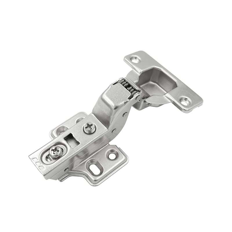 Bản Lề Tủ Đế Cố Định Giảm Chấn 2 Chiều Lọt Lòng Màu Niken Mờ