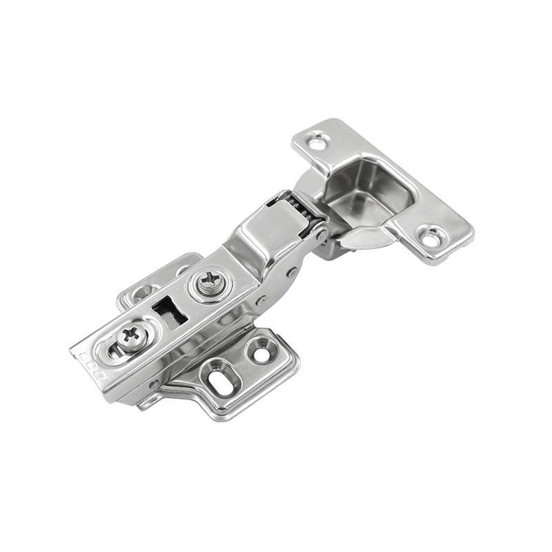 Bản Lề Tủ Đế Cố Định Giảm Chấn 2 Chiều Trùm Nửa Inox 304