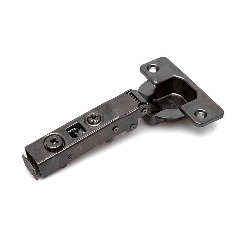 Bản Lề Tủ Lắp Cài Giảm Chấn 2 Chiều Lọt Lòng Màu Đen