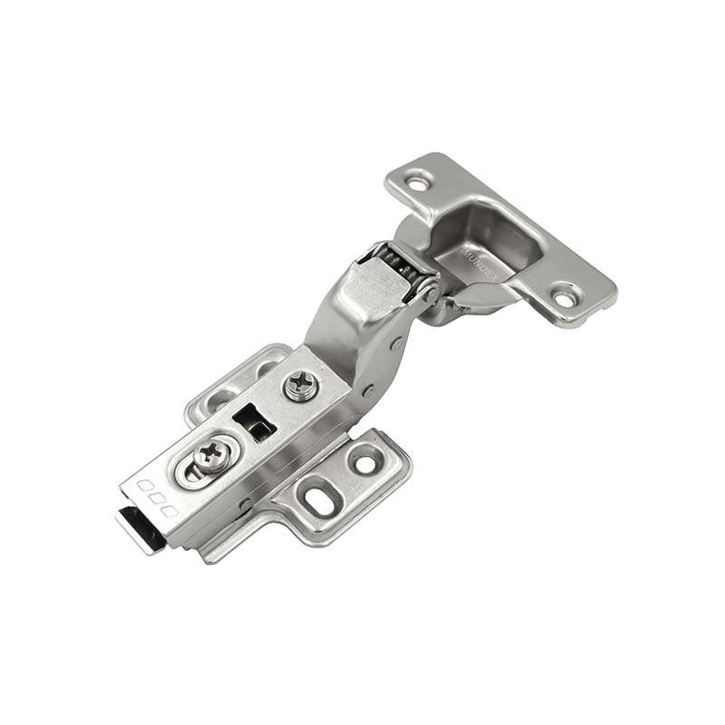 Bản Lề Tủ Lắp Cài Giảm Chấn 2 Chiều Lọt Lòng Màu Niken Mờ