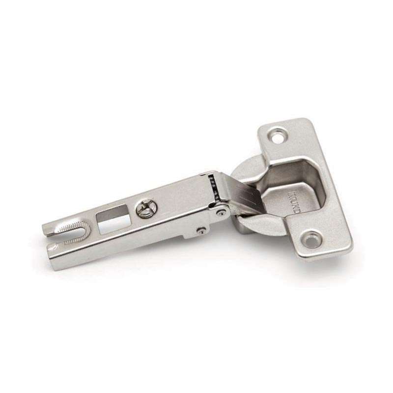 Bản Lề Tủ Lắp Trượt Không Giảm Chấn Trùm Nửa Màu Niken Mờ