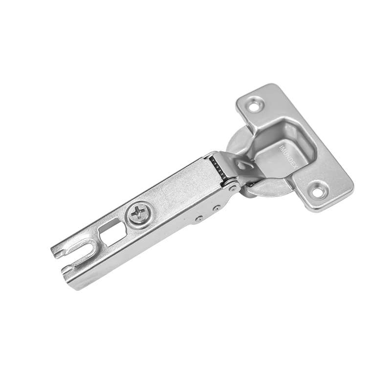 Bản Lề Tủ Lắp Trượt Giảm Chấn 2 Chiều Trùm Nửa Màu Niken Mờ