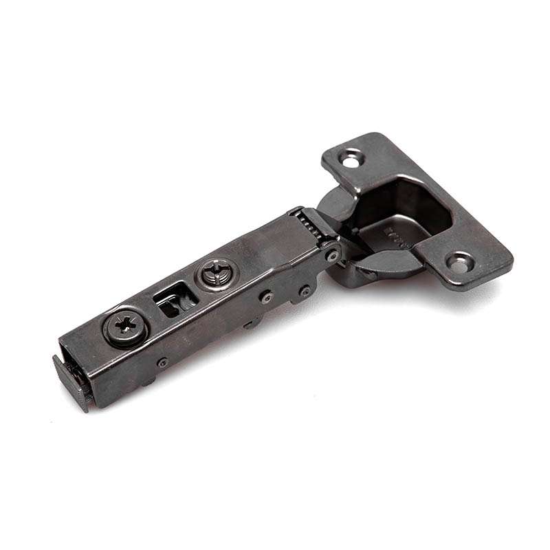 Bản Lề Tủ Lắp Cài Giảm Chấn 2 Chiều Trùm Ngoài Màu Đen