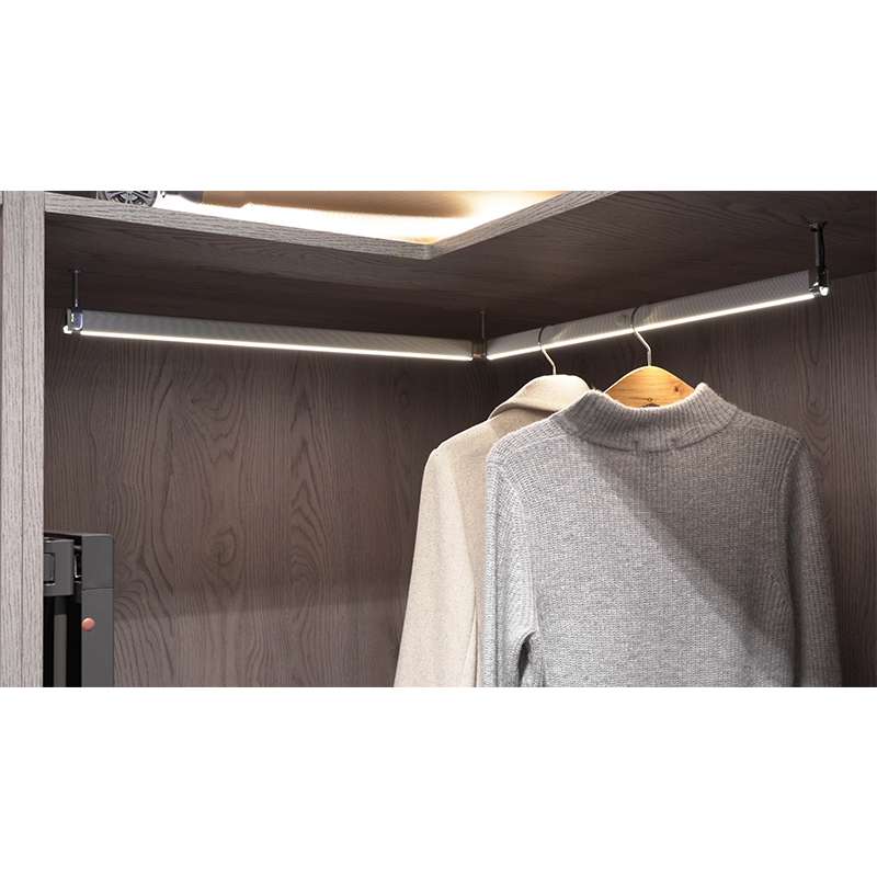 Đèn Led Thanh Treo Quần Áo Cho Tủ Góc 3000K