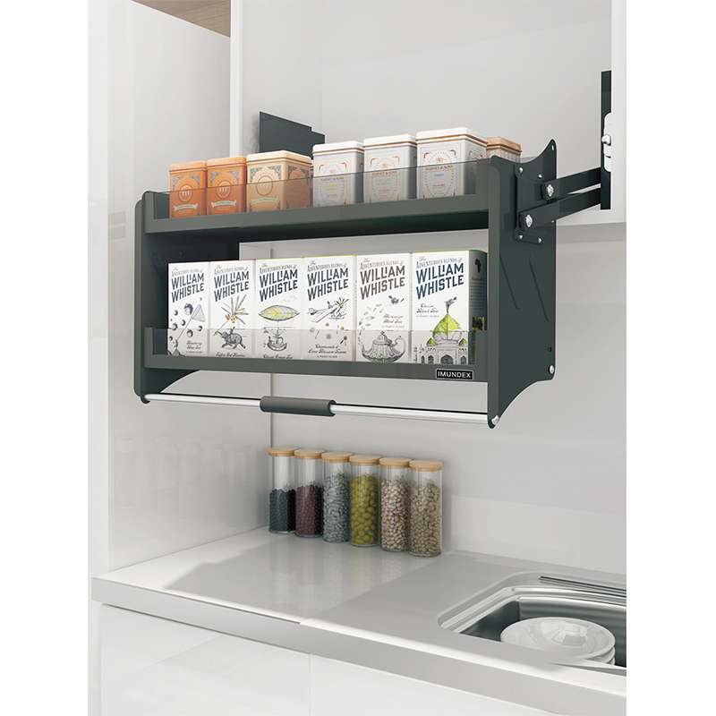 Kệ Nâng Hạ Đựng Đồ Khô 800mm