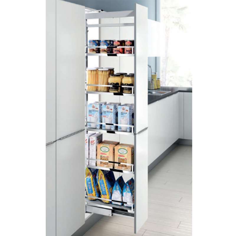 Kệ Đồ Khô Cánh Kéo 5 Tầng