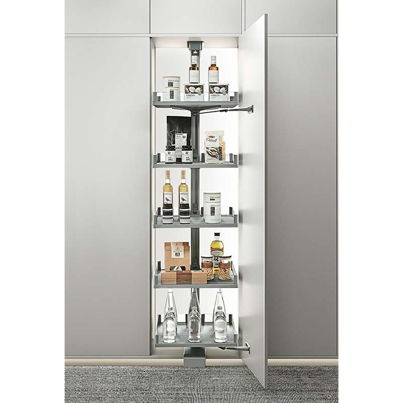 Pull-Out Pantry Unit With 5 Layers