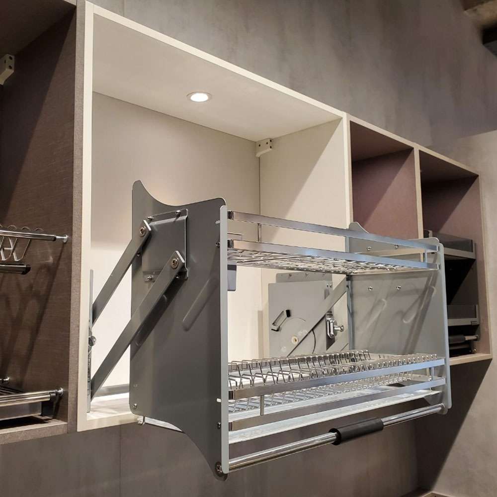 Kệ nâng hạ úp chén dĩa