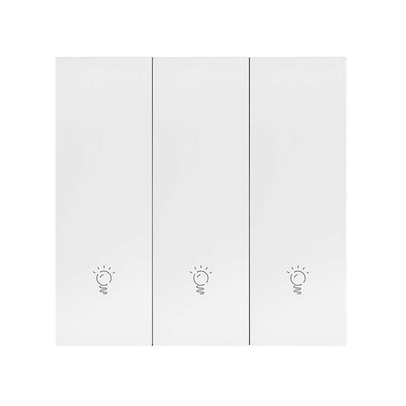 Công Tắc Zigbee Loại Nút Nhấn 3 Phím Màu Trắng