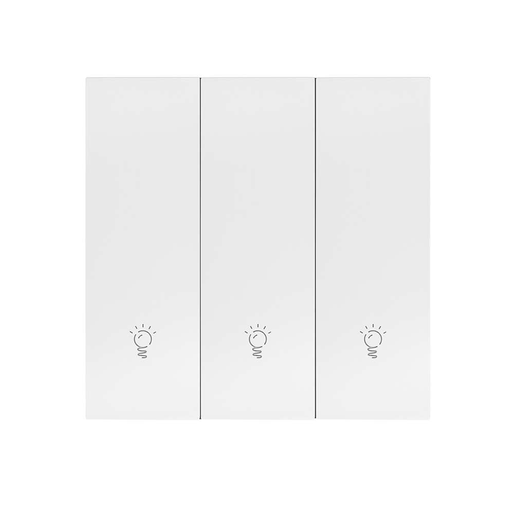 Công tắc zigbee loại nút nhấn, 3 phím, màu trắng