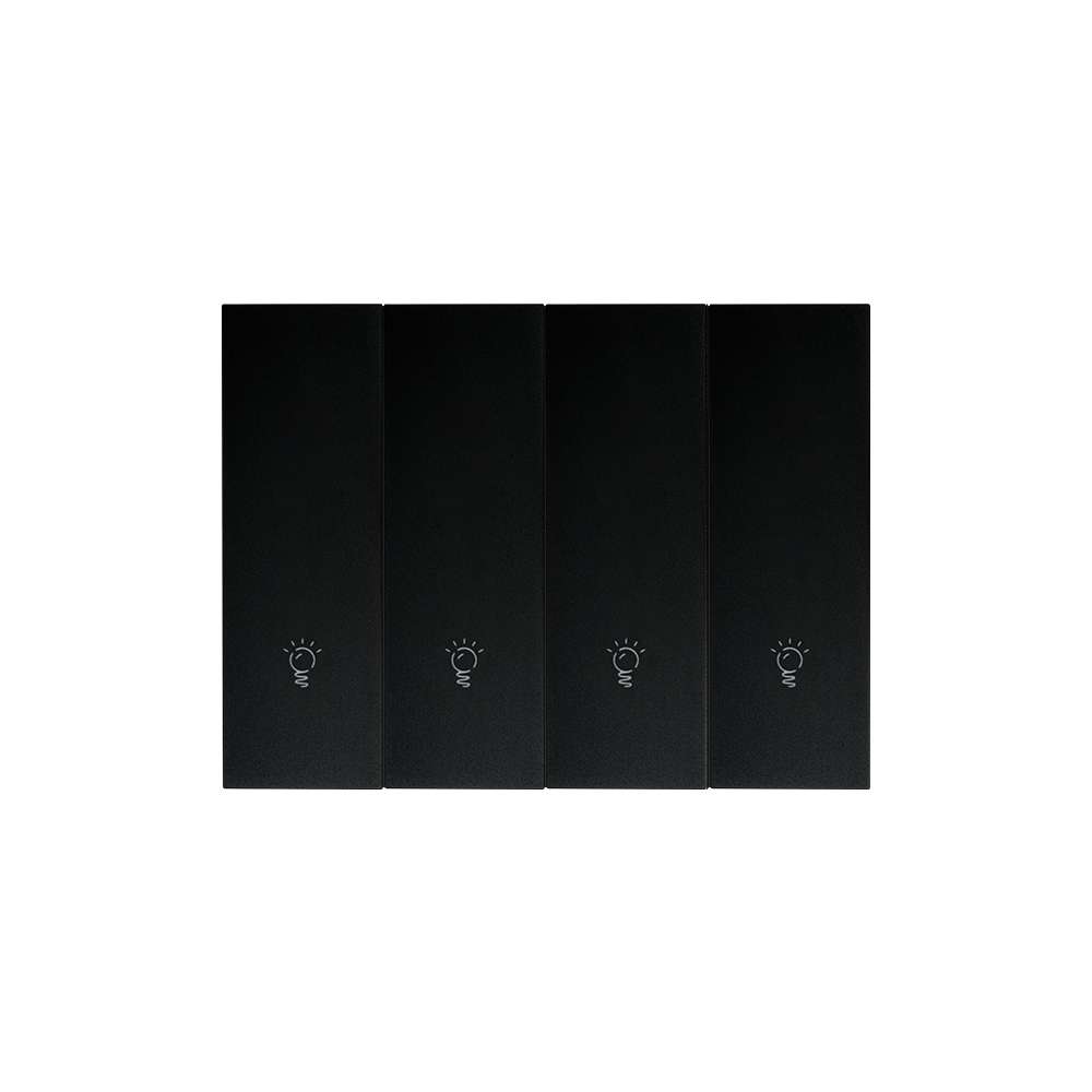 Công tắc zigbee loại nút nhấn, 4 phím, màu đen