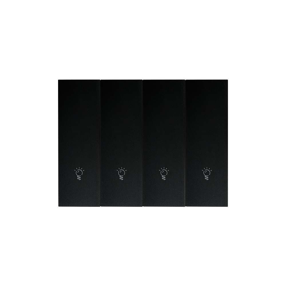 Công Tắc Zigbee Loại Nút Nhấn 4 Phím Màu Đen