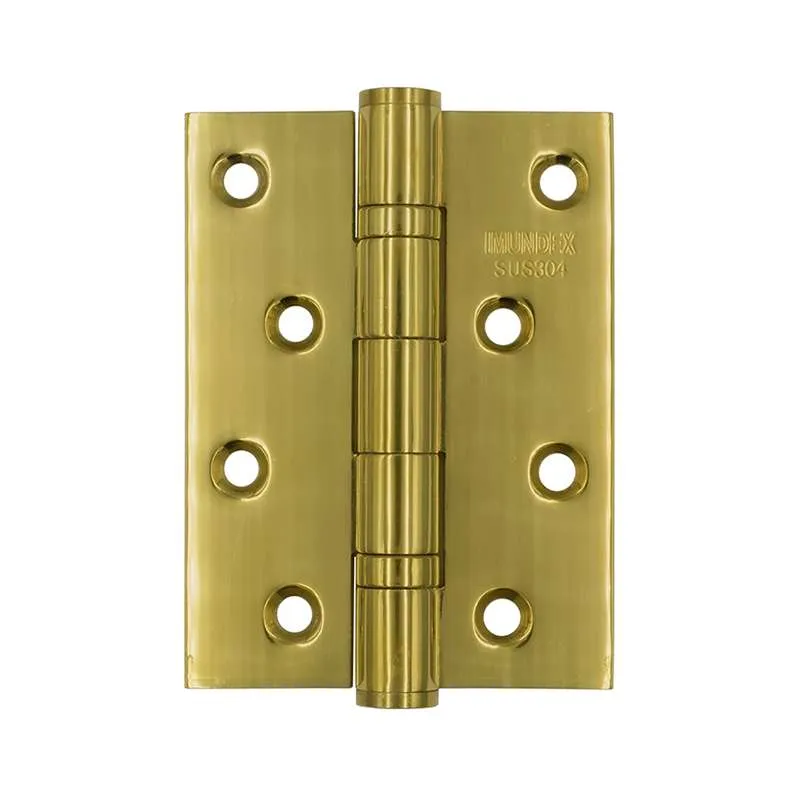 Bản Lề Lá Inox 304 102X76X3.0mm Vàng Bóng