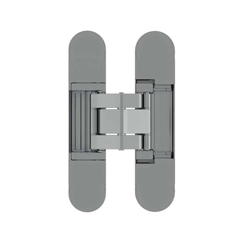 Bản Lề Âm 3D Hợp Kim Kẽm Mạ Crom Mờ