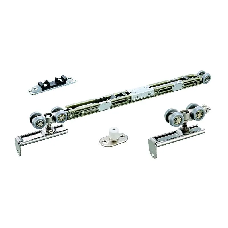 Bộ Phụ Kiện Cửa Trượt Giảm Chấn 2 Chiều Cho 1 Cánh 80Kg