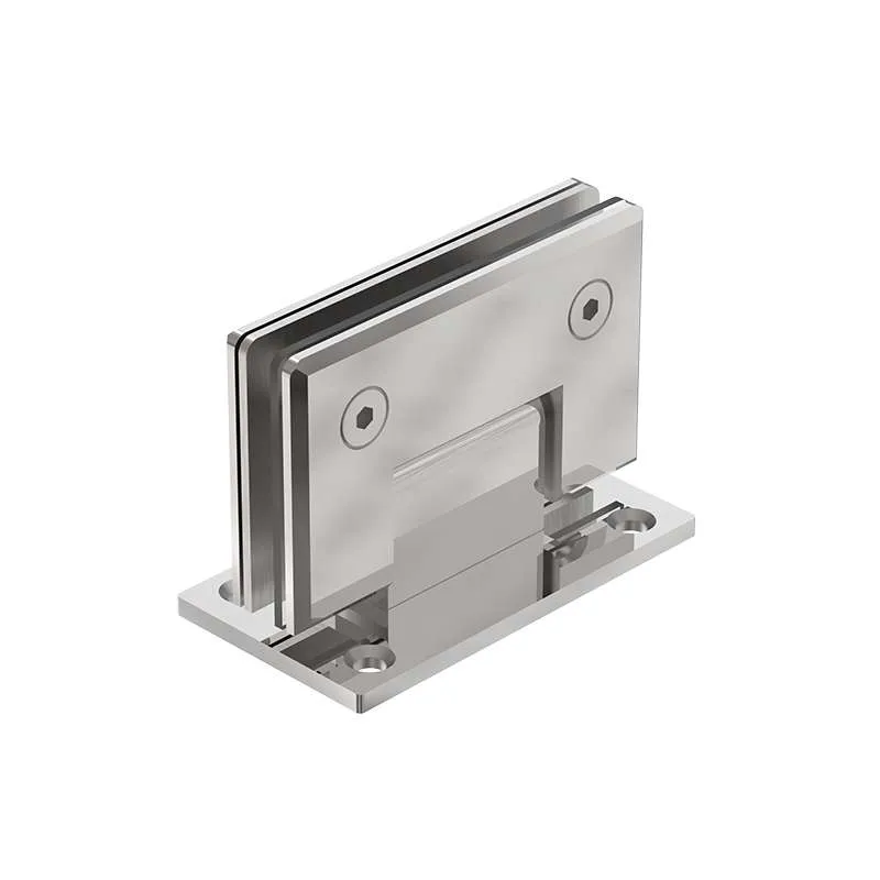 Bản Lề Kính Gắn Tường Inox Bóng