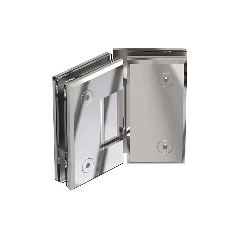 Bản Lề Kính 135° Inox Bóng