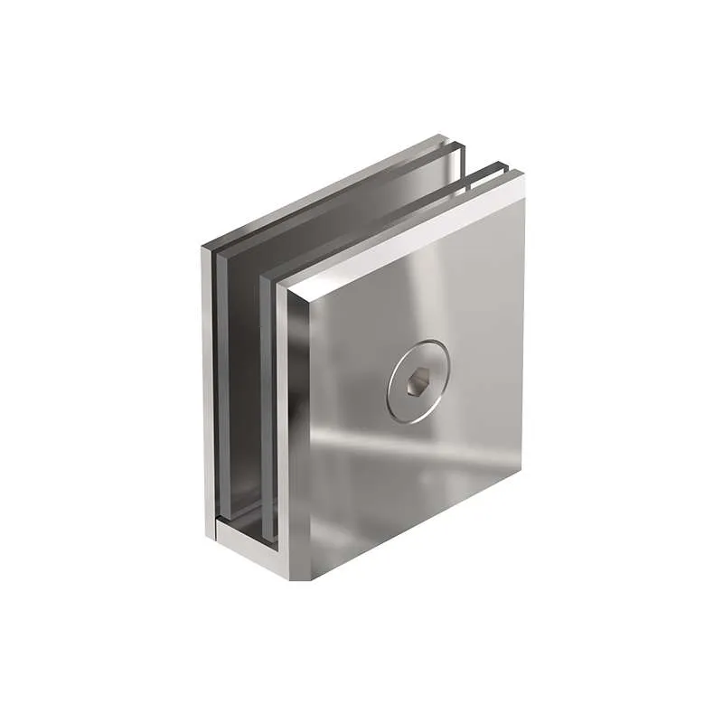 Kẹp Kính Gắn Tường Inox Bóng