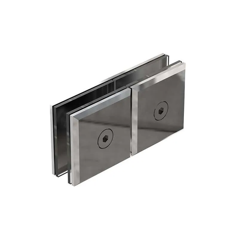 Kẹp Kính 180° Inox Bóng