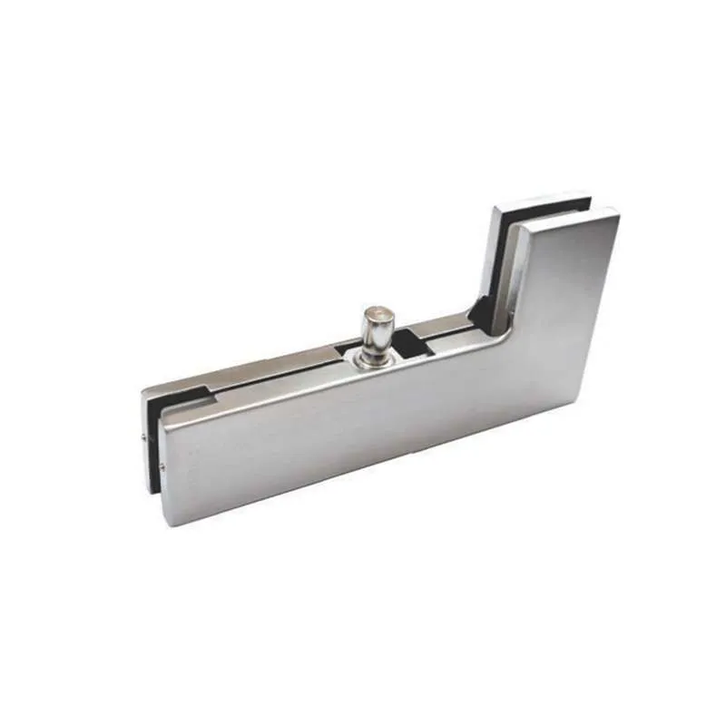 Kẹp Gắn Khung Trên Góc Có Trục Quay Inox Bóng