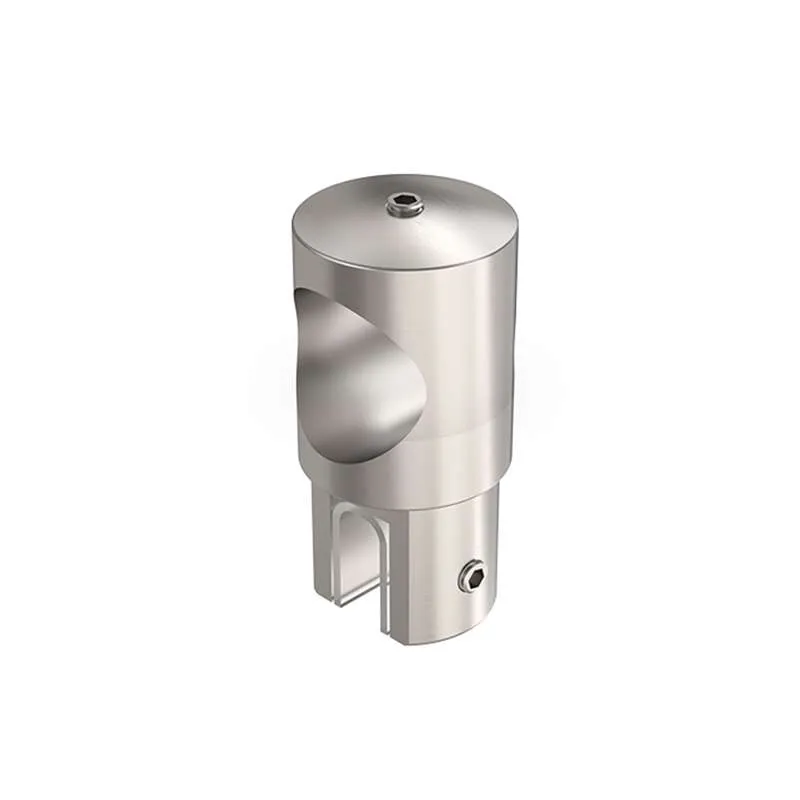 Pát Nối Thanh Treo Kính Inox Mờ