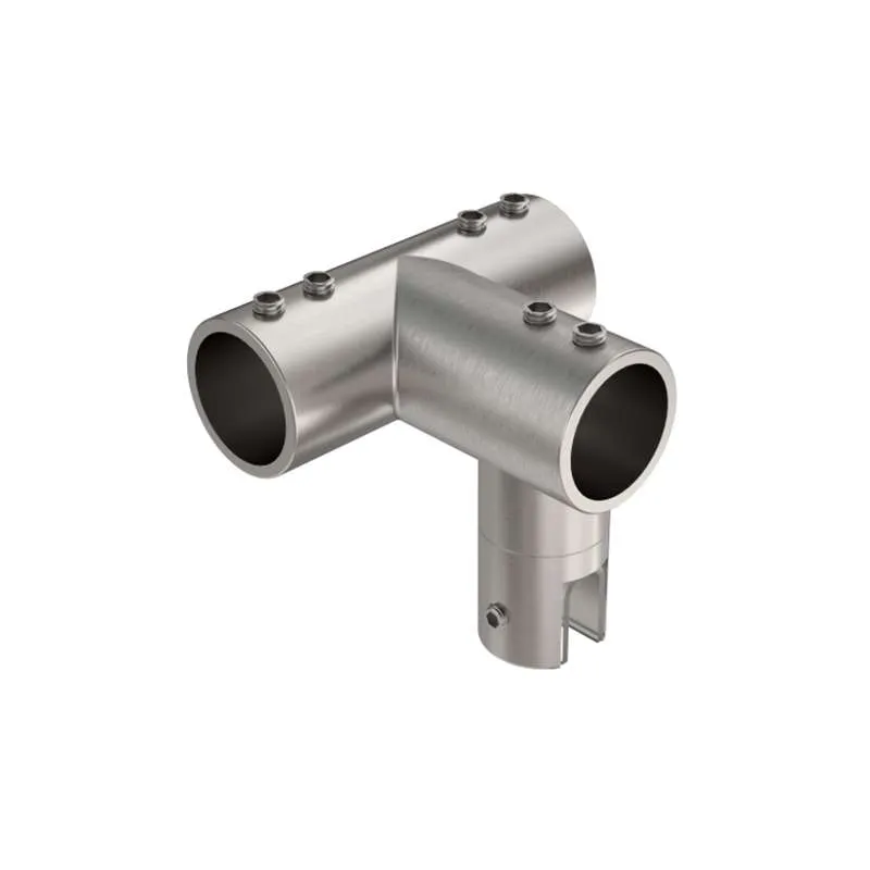 Pát Nối Thanh Treo Kính Inox Mờ