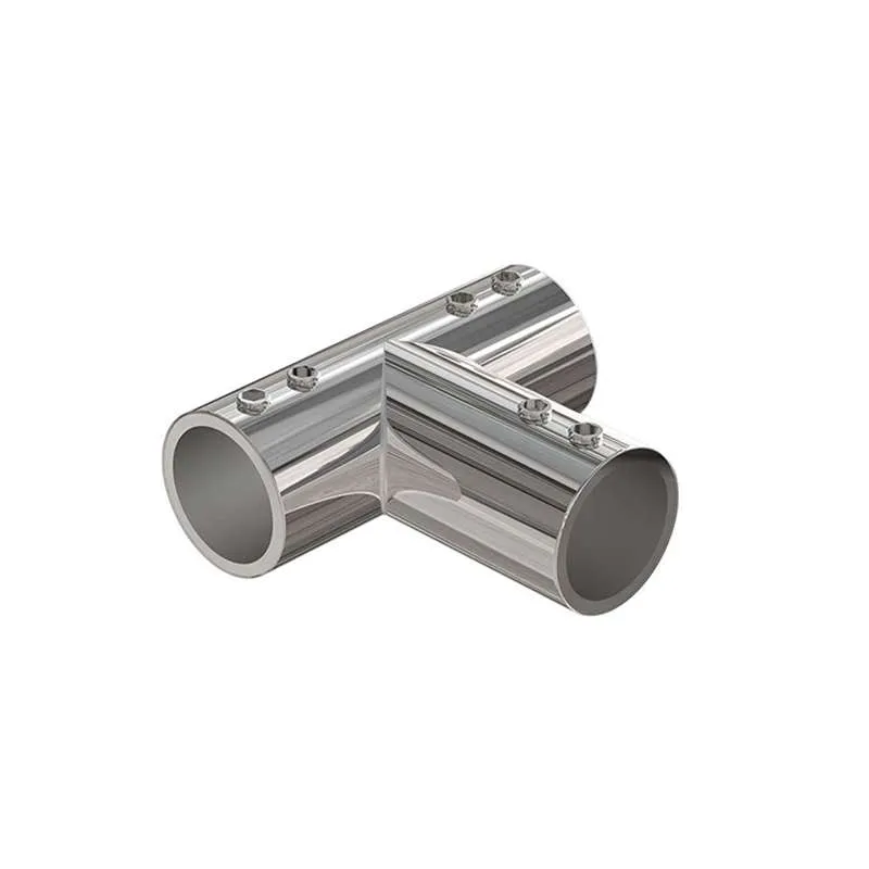 Pát Nối Thanh Treo Kính Inox Bóng