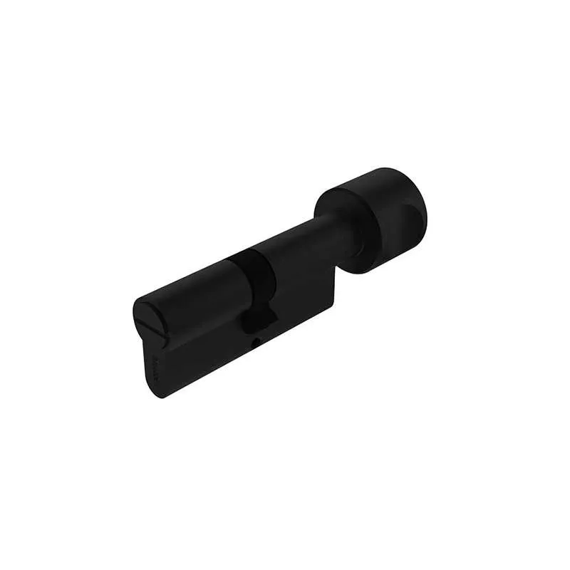 Ruột Khóa 1 Đầu Vặn Tròn Cho Cửa Phòng Tắm 70mm Đen Mờ