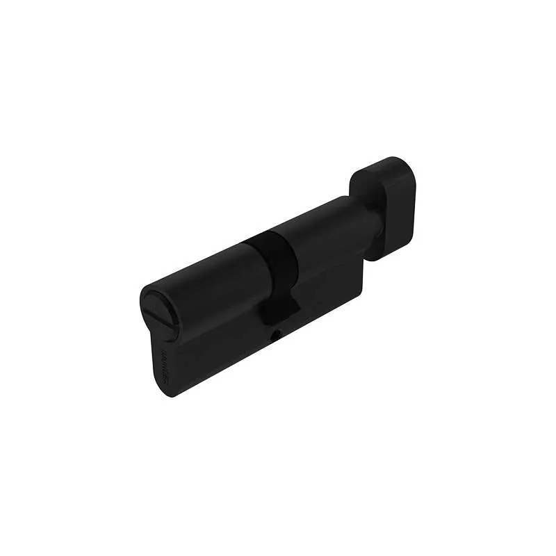 Ruột Khóa 1 Đầu Vặn Ovan Cho Cửa Phòng Tắm 65mm Đen Mờ